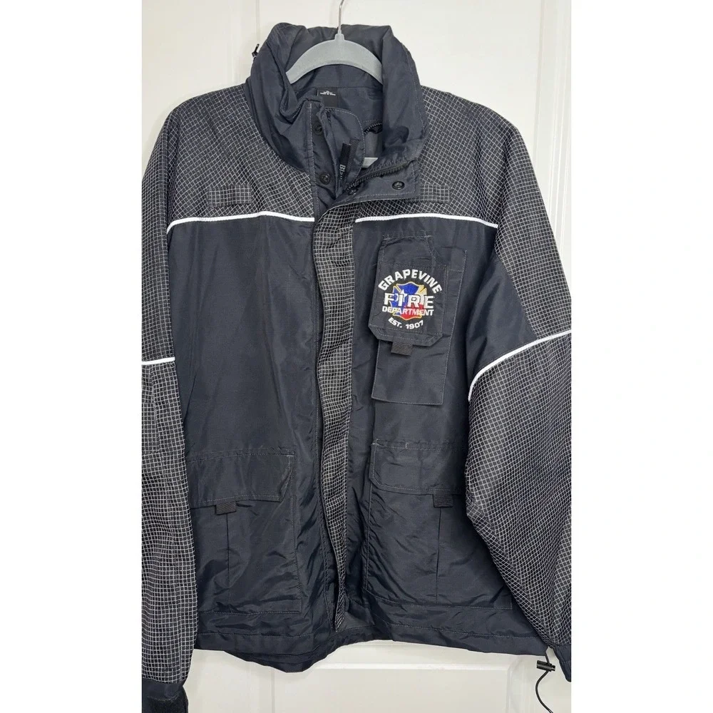 Blauer 9845 Crosstech Emergency Response Jacket Fire Dept Grapevine TX Patch